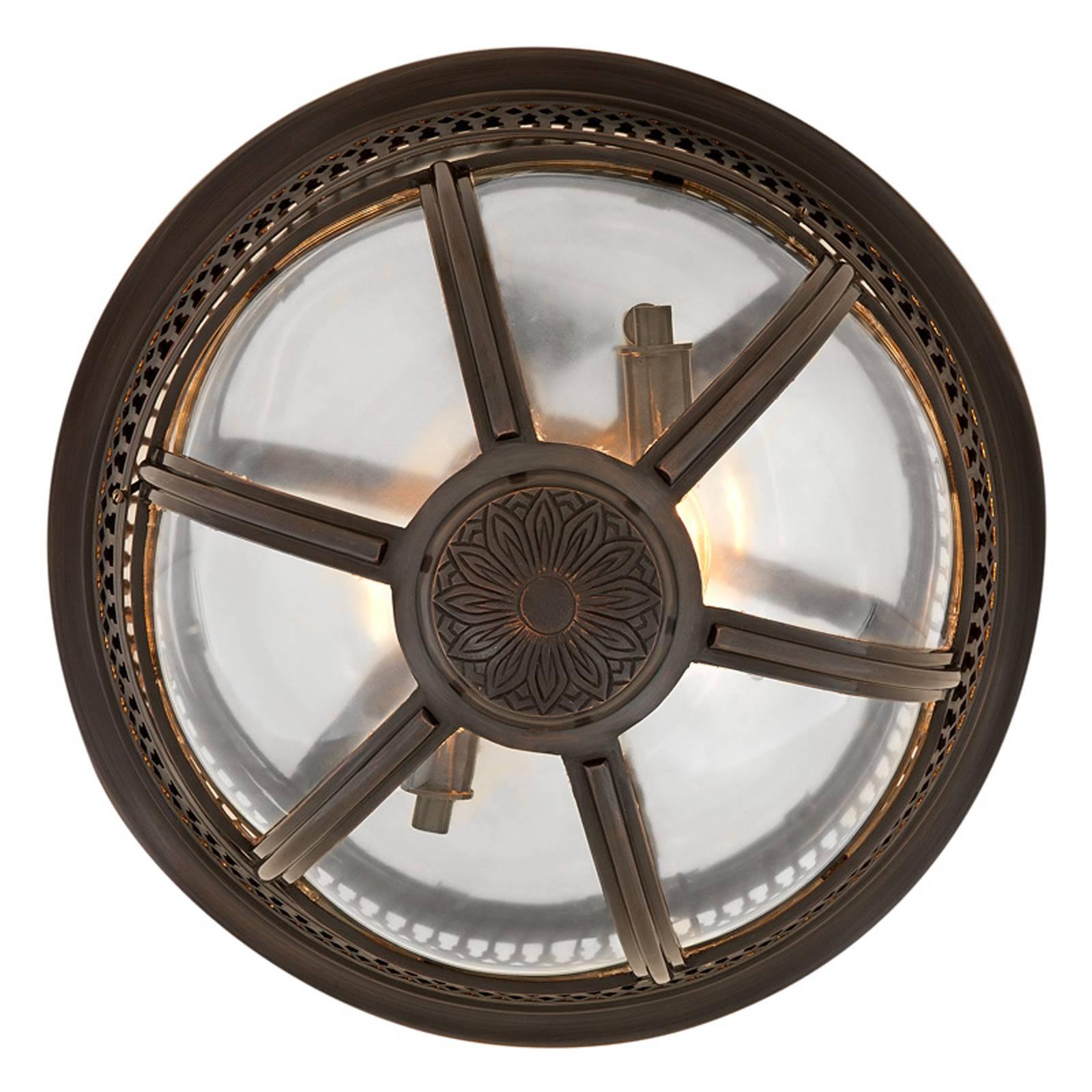 Castle Planet Suspension in Antique Brass or in Nickel or in Bronze Finish 4