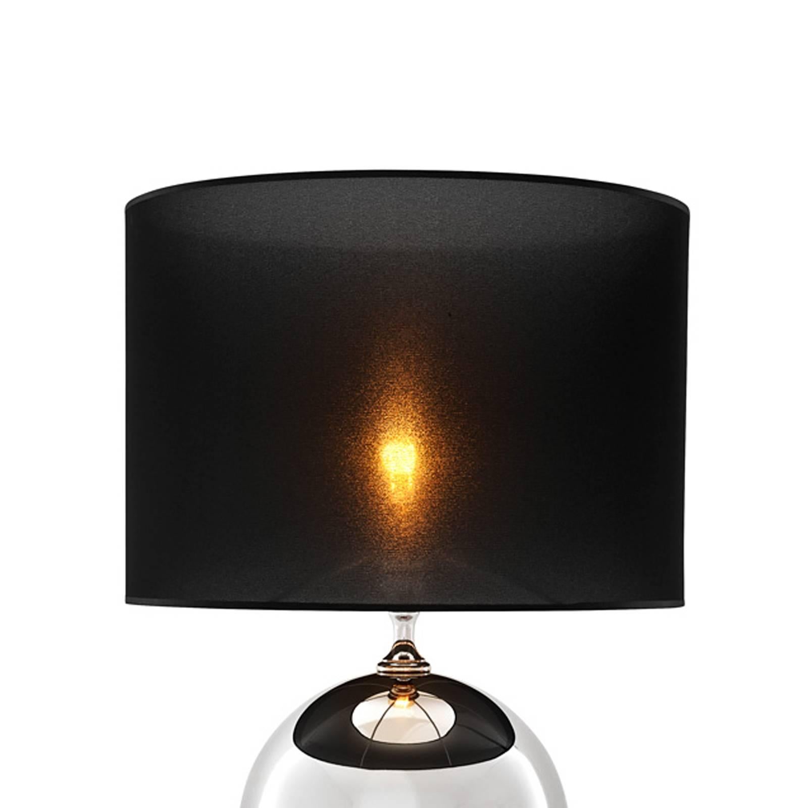 Dutch Universe Table Lamp in Nickel Finish and Acrylic