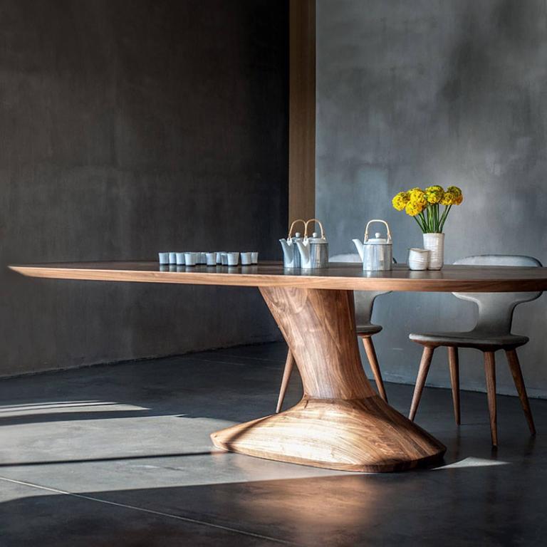 Racing Dining Table in Solid Walnut For Sale at 1stDibs