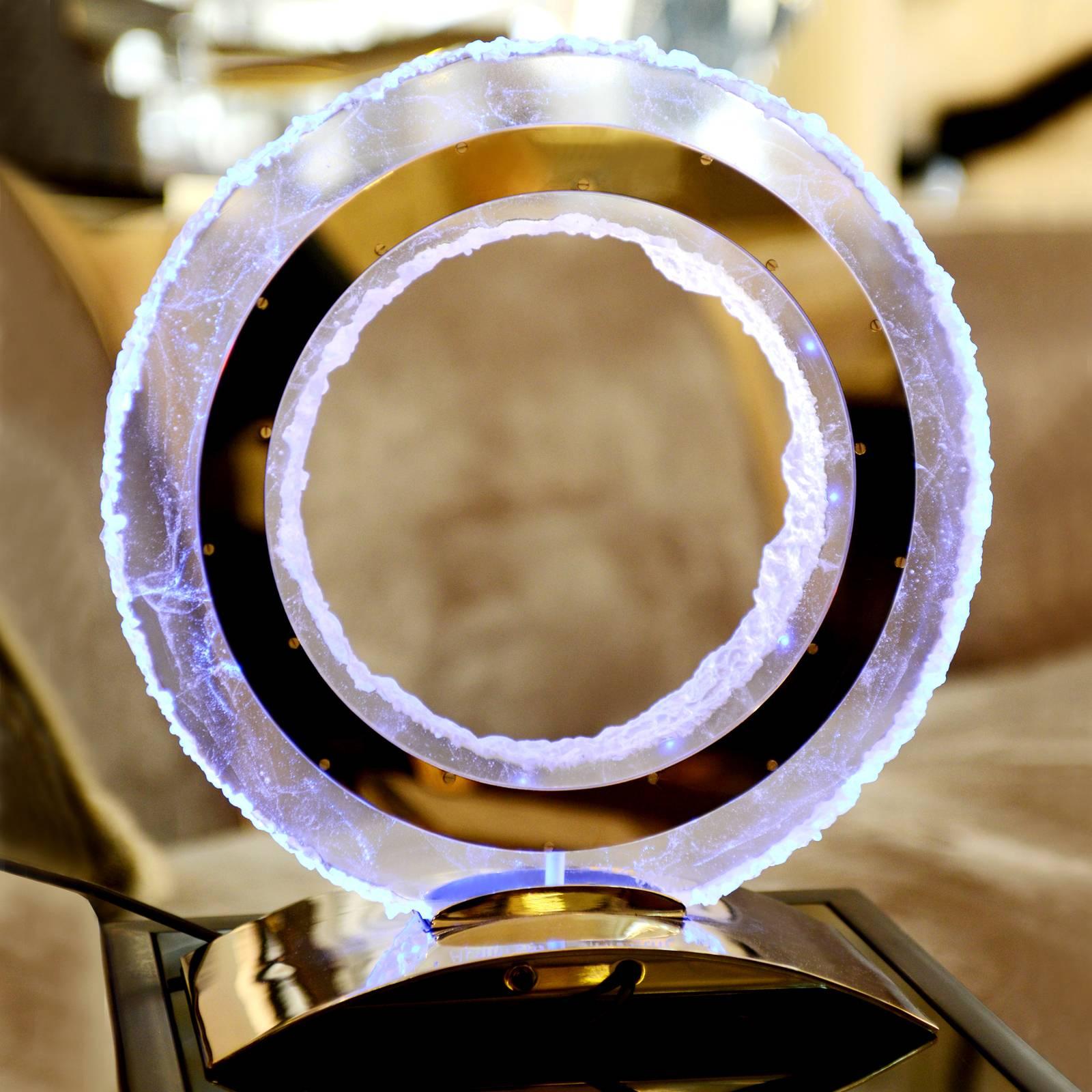 Blue Ring Medium Clock Crystal, 2017 In Excellent Condition In Paris, FR