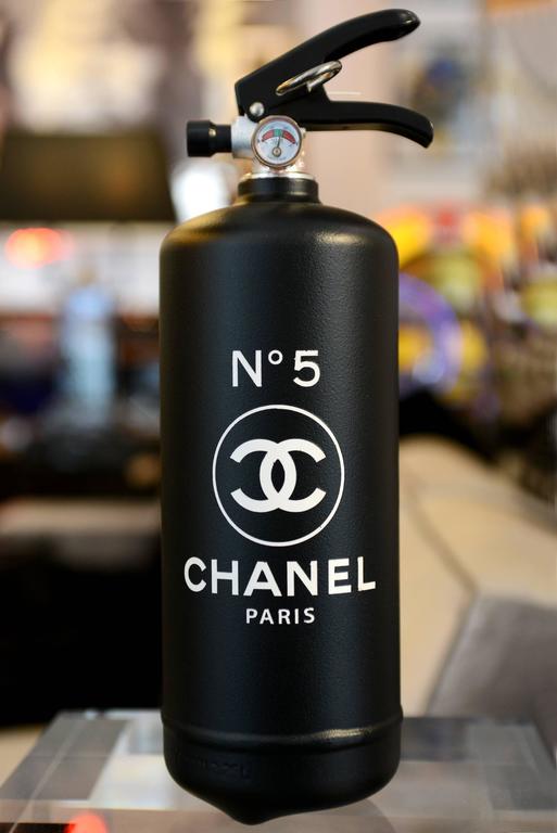 Chanel N°5 Black Extinguisher in Limited Edition at 1stDibs | chanel fire extinguisher, extinguisher, chanel no. 5
