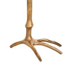 Ostrich Table Lamp in Vintage Brass or Nickel Finish