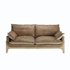 Indiana Sofa High Quality Genuine Leather and Linen 10