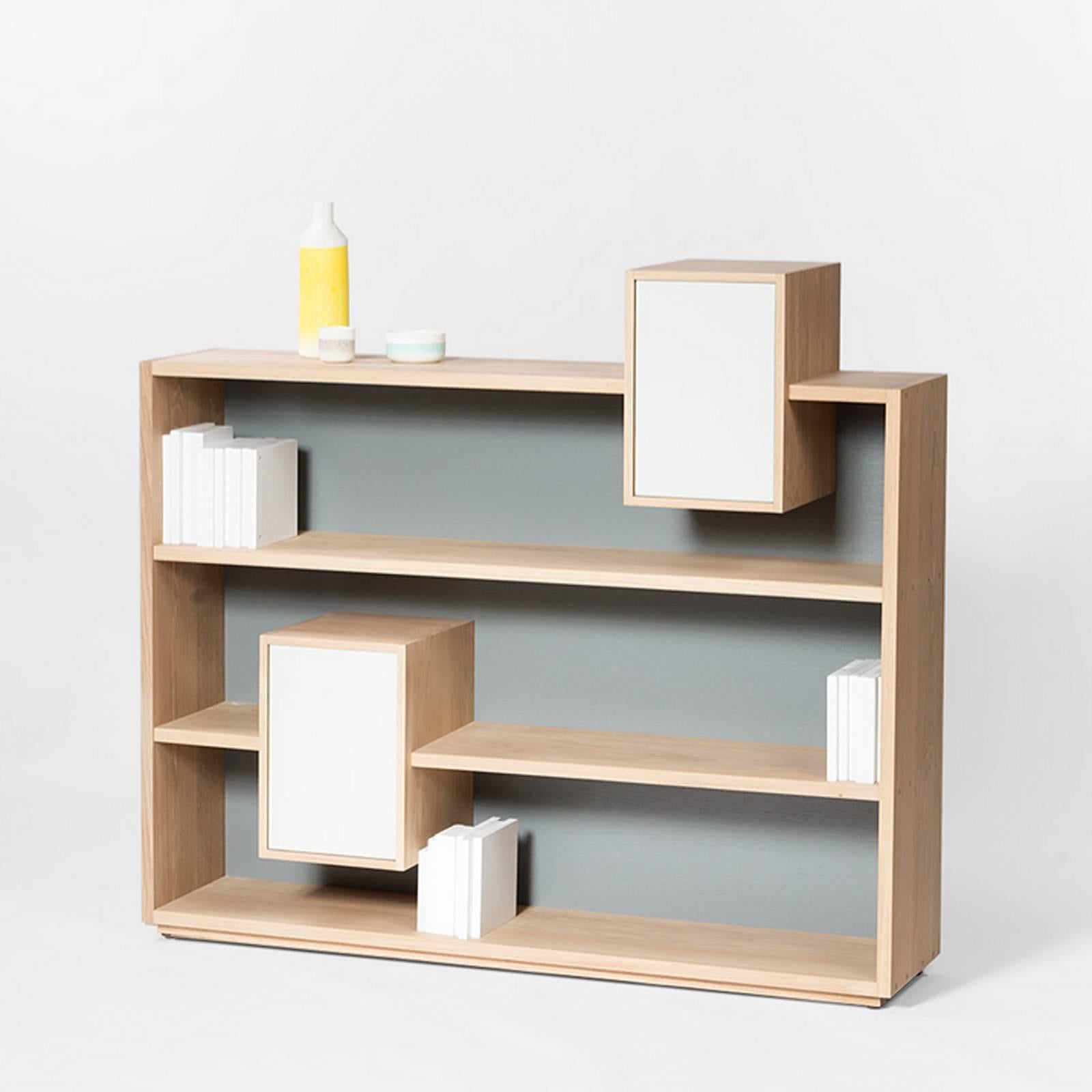 Hand-Crafted Functional Shelve in Solid French Raw Oak