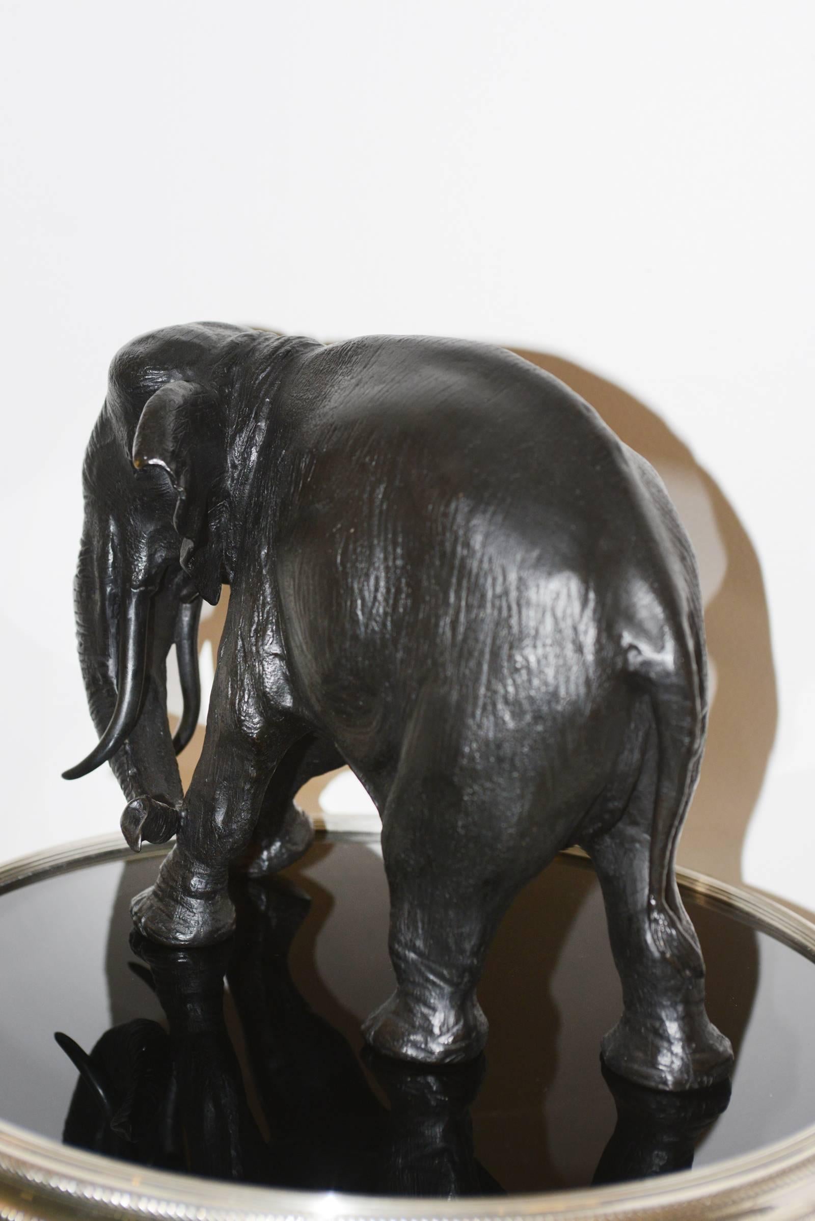 Elephant Asian Sculpture in Solid Bronze 2