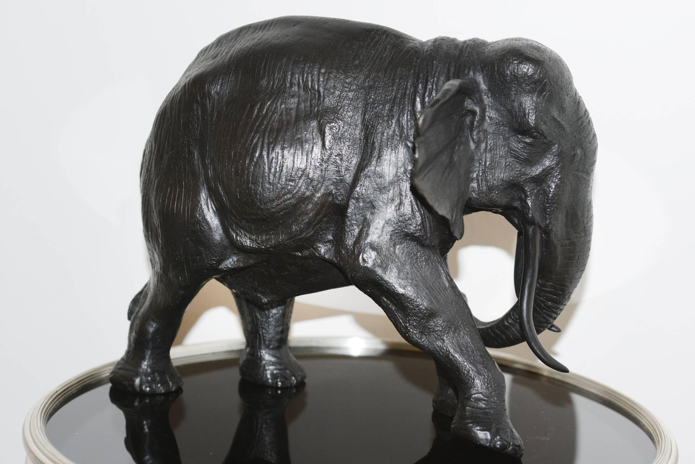 Elephant Asian Sculpture in Solid Bronze 1