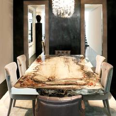 Artistica Table Hand-Painted Lacquered Solid Wood