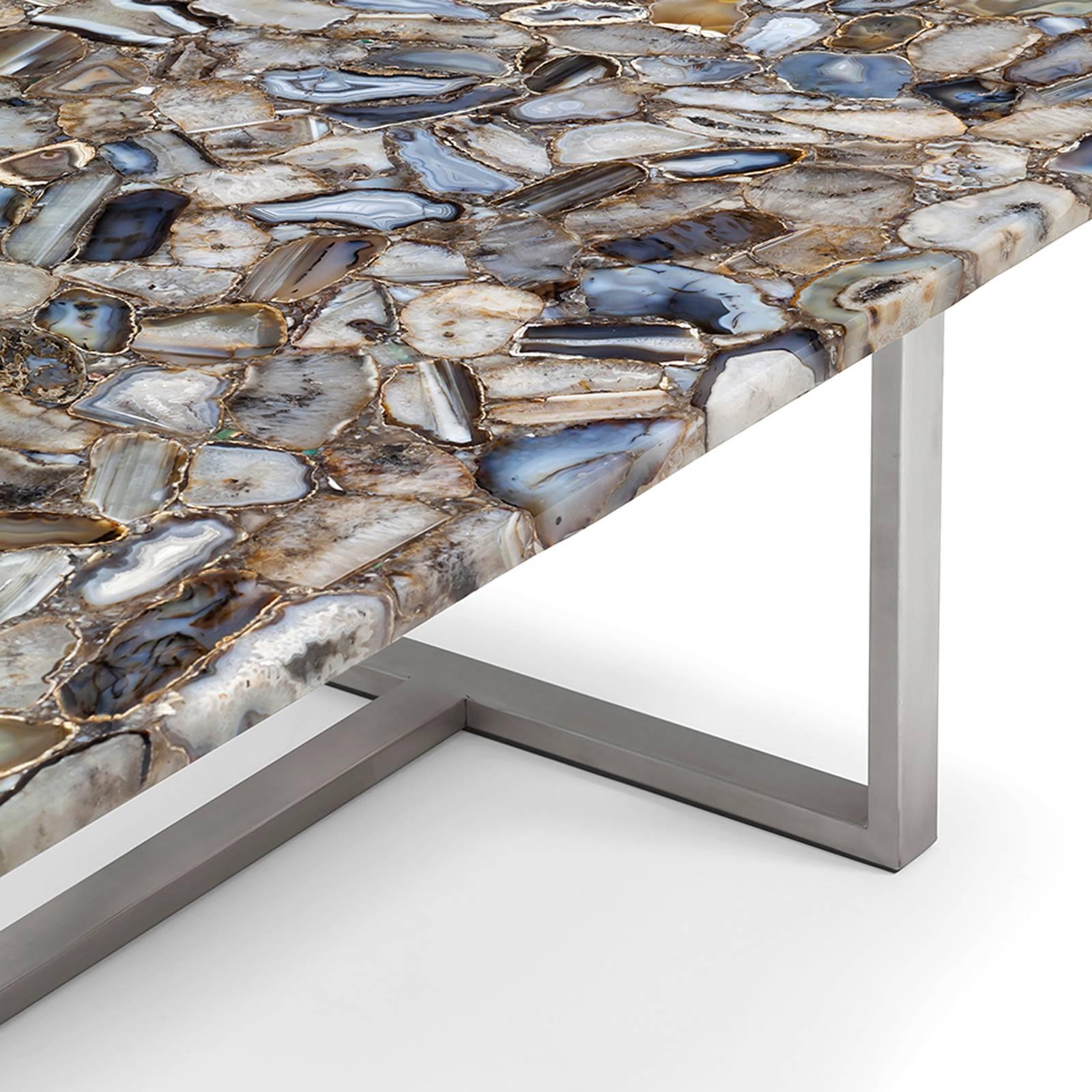 agate stone table