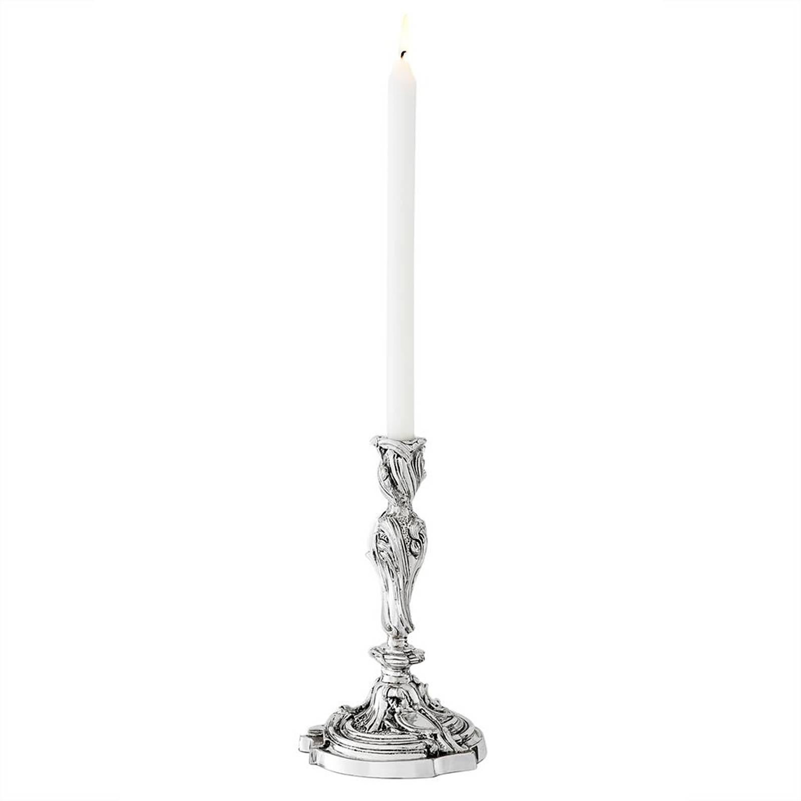 Brazio Candle Holder in Gold Finish or Silver Plated Finish 1