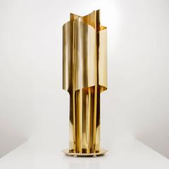 Brush Brass Tischlampe