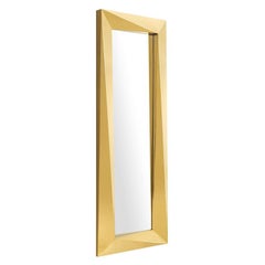 Axis Mirror in Gold Finish or in Polished Stainless Steel