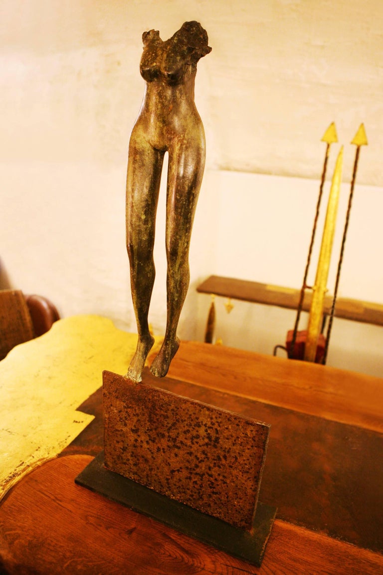 Body Lady Sculpture in Solid Bronze For Sale at 1stDibs