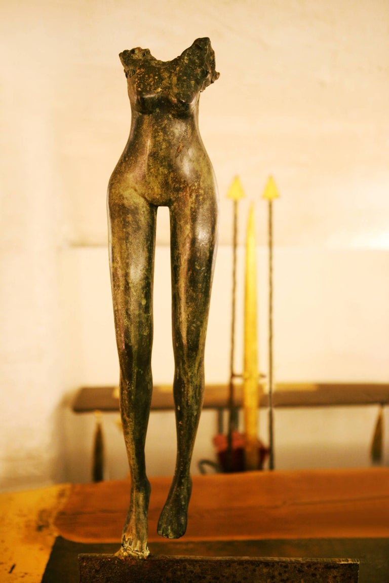 Body Lady Sculpture in Solid Bronze For Sale at 1stDibs