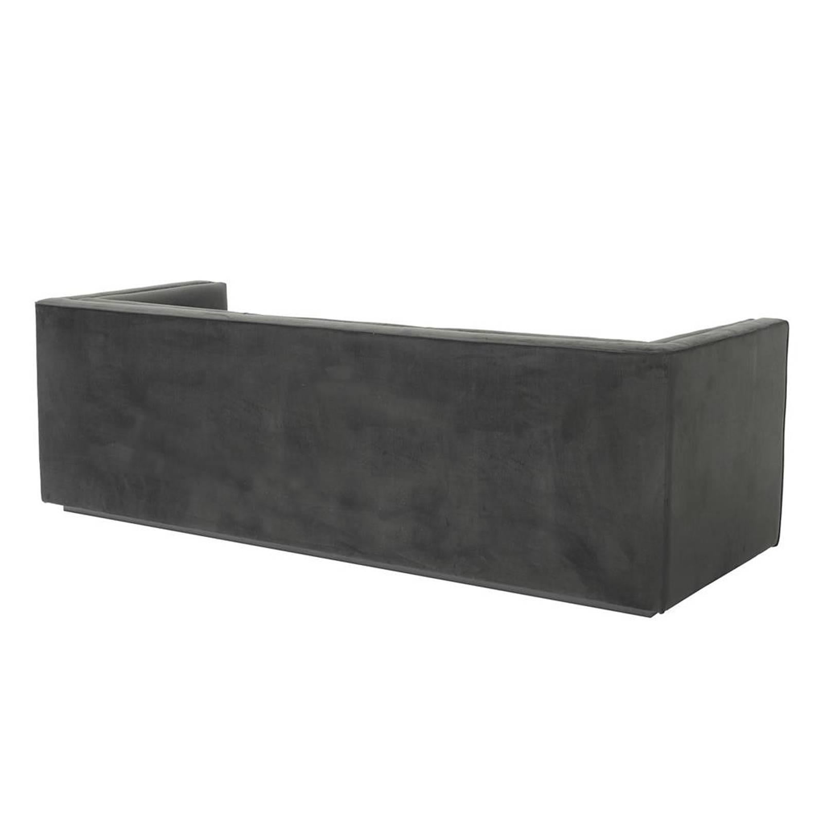 Chinese Becker Sofa with Anthracite Grey Fabric