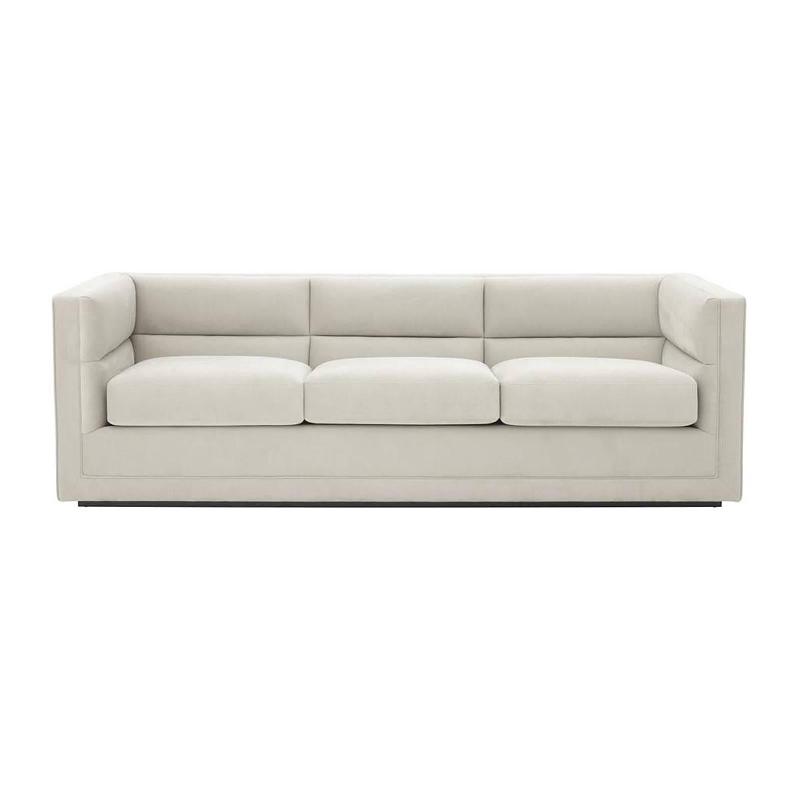 Contemporary Becker Sofa with Anthracite Grey Fabric
