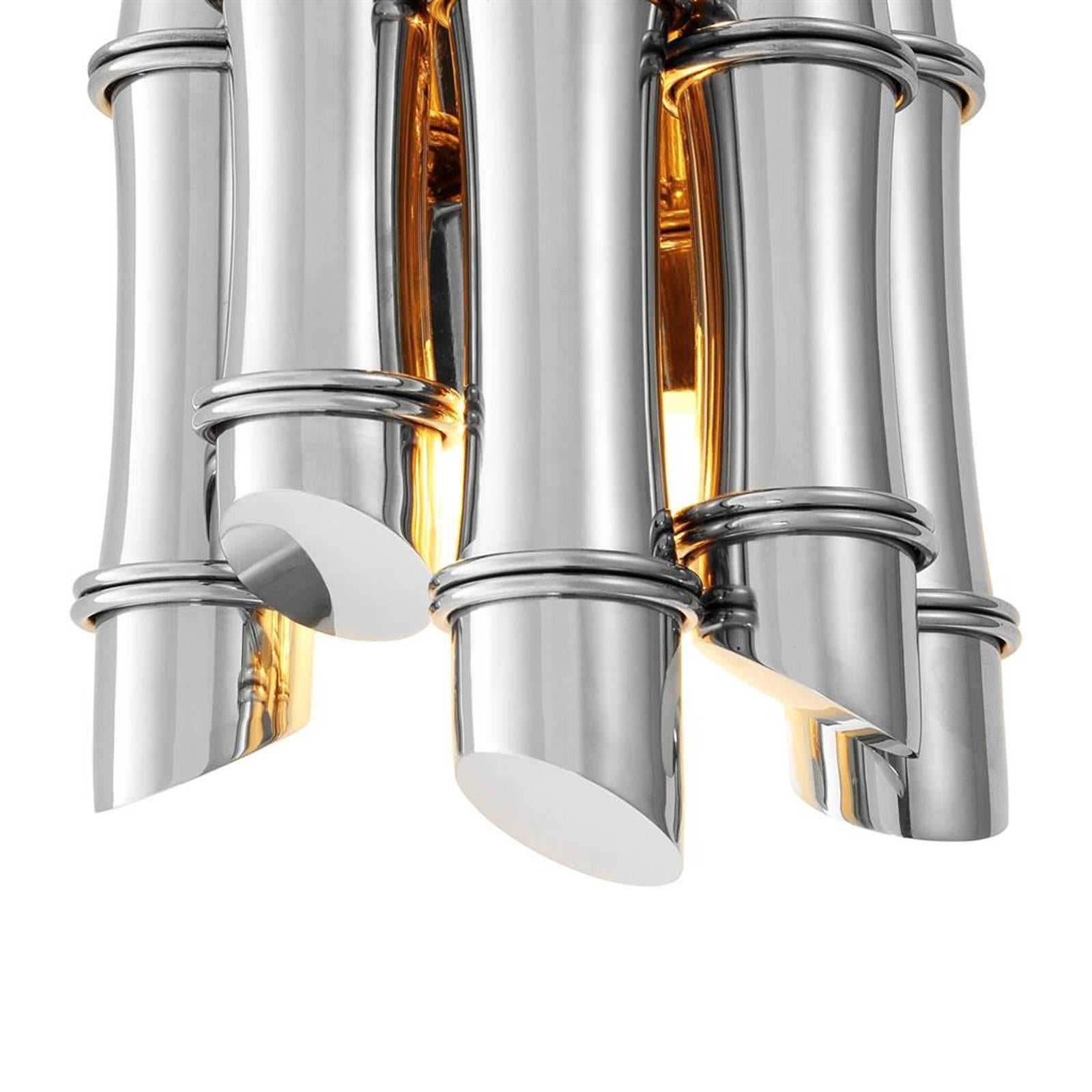 Contemporary Spa Wall Light in Vintage Brass or Polished Stainless Steel Finish For Sale