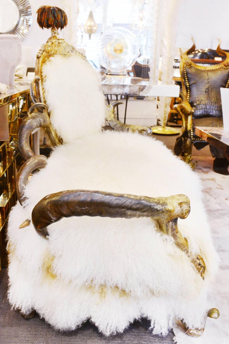 Pure Lamb Daybed in Mongolia Lamb Wool For Sale at 1stDibs