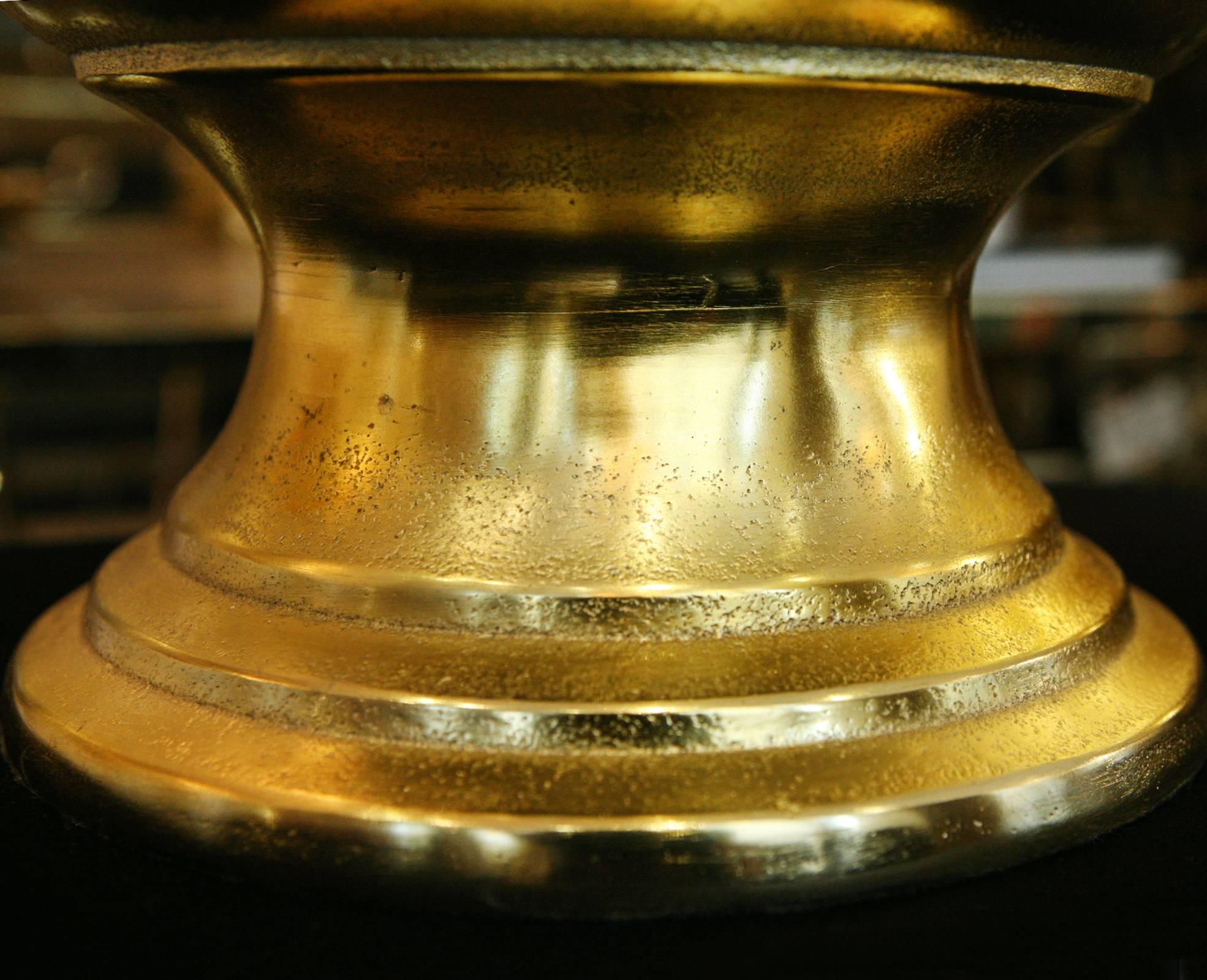 Reliquary Urn in Brass For Sale 4