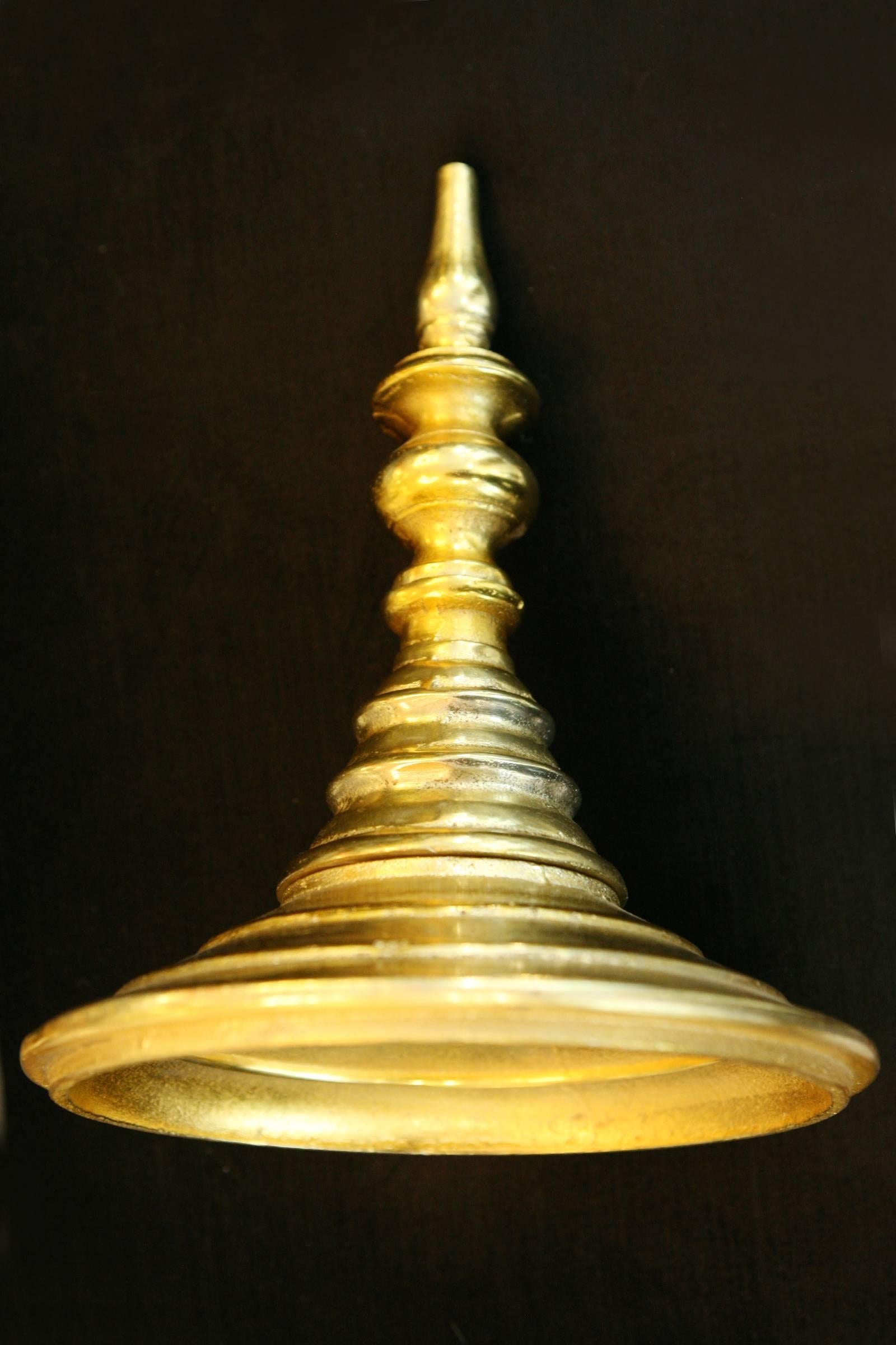 Contemporary Reliquary Urn in Brass For Sale