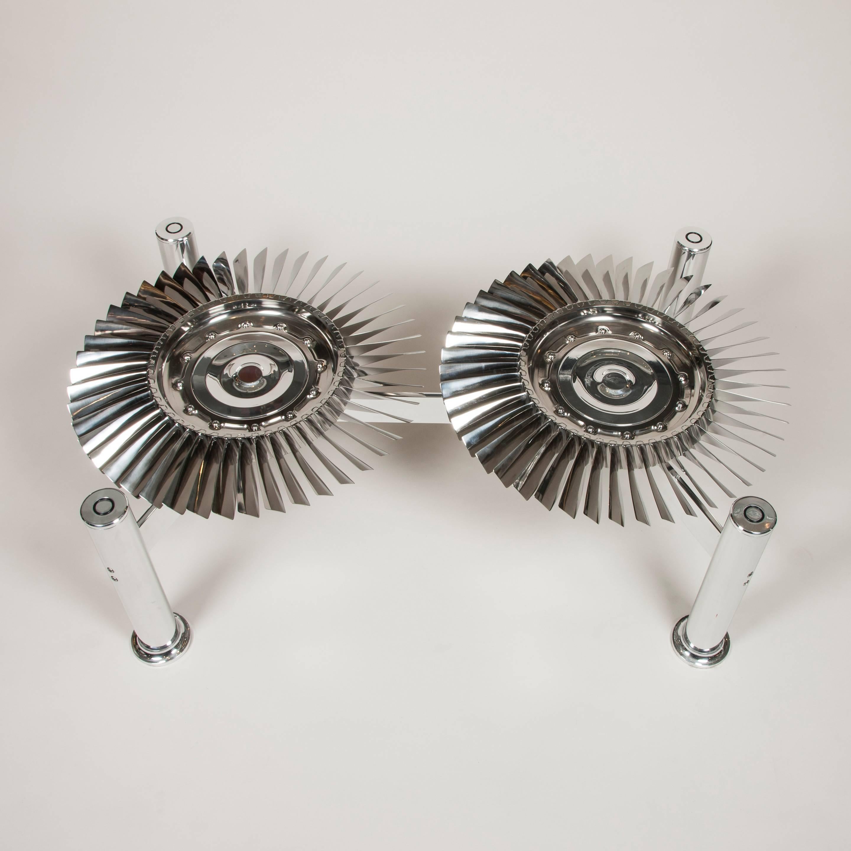 turbine coffee table