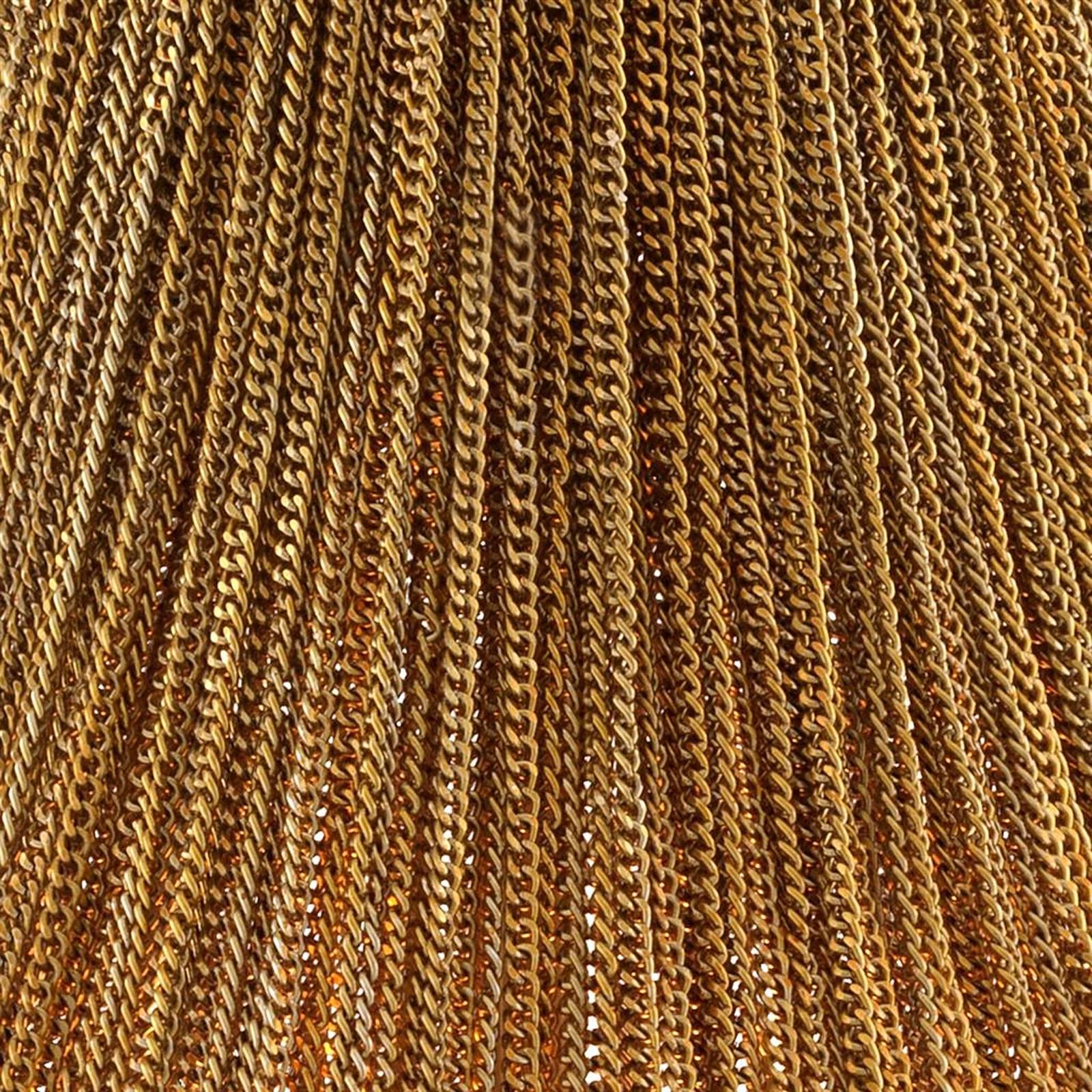 round chandelier gold