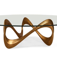 Enlaced Coffee Table in Oro Nero Finish