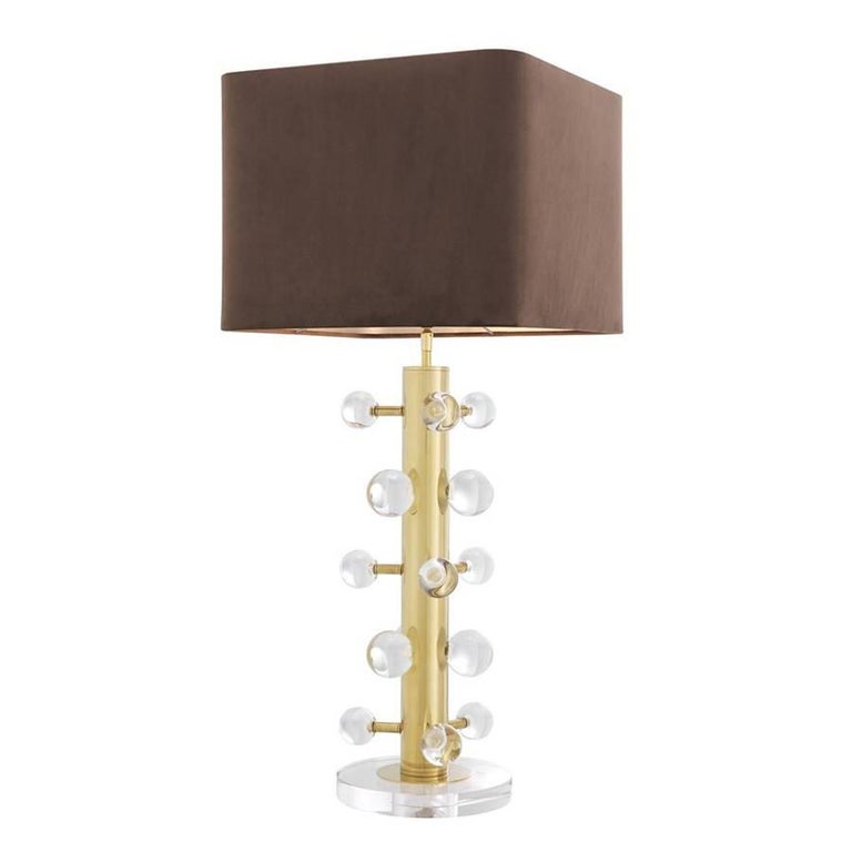 Bubbles Gold Table Lamp in Gold Finish For Sale at 1stDibs