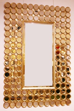 Mirror 144 Facets Matte Gilded