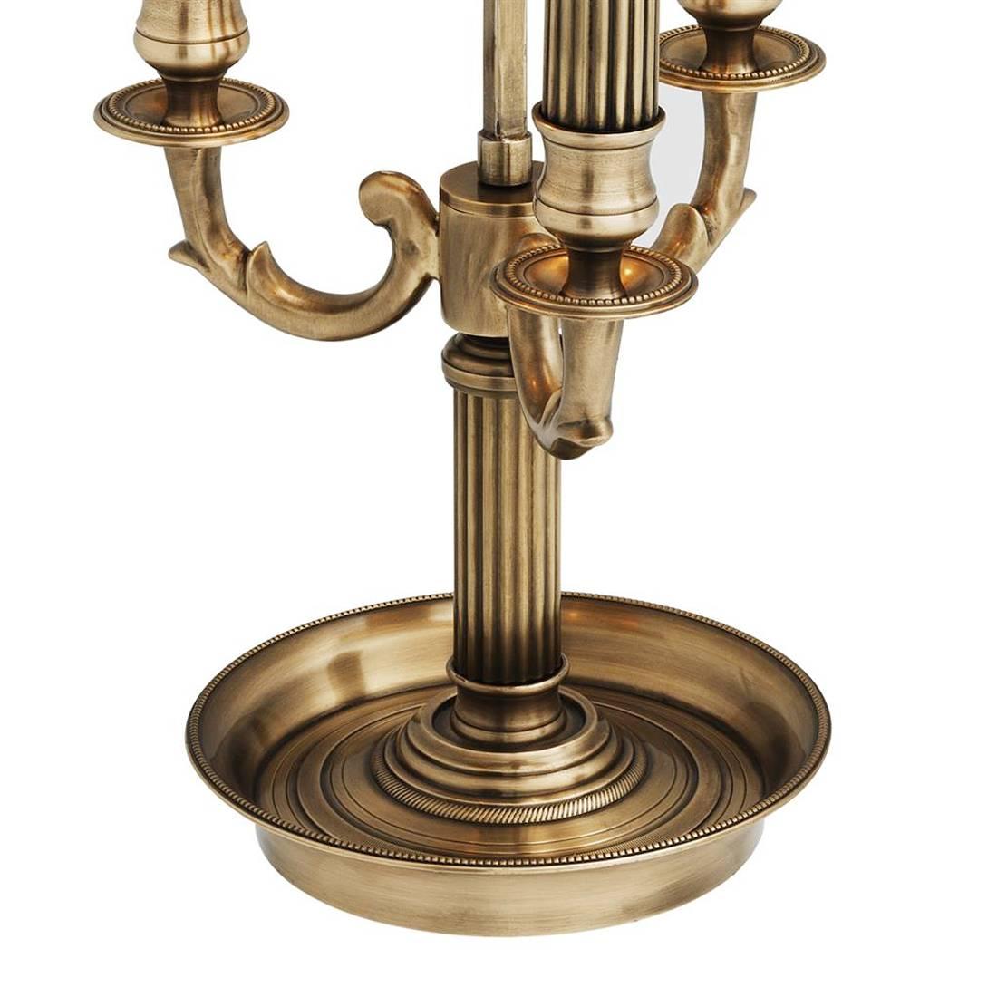 Contemporary Martins Table Lamp in Antique Brass Finish