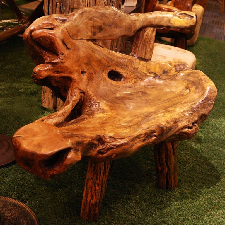 Molave Wood 2 Bench in Solid Molave Wood at 1stDibs