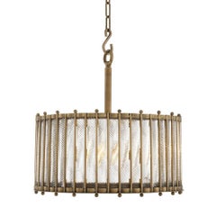 Mezzo Large Chandelier with Antique Brass