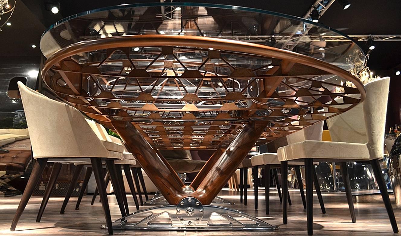 Boeing Stearman PT17 75 Aircraft Wing Conference Table For Sale at 1stdibs