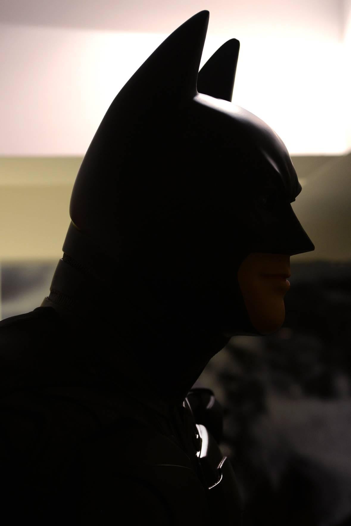 Hand-Painted Batman Life-Size Statue the Dark Knight Replica For Sale