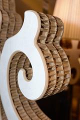 Floor Lamp Baroque in Recycled Cardboard Treat Made in 2015