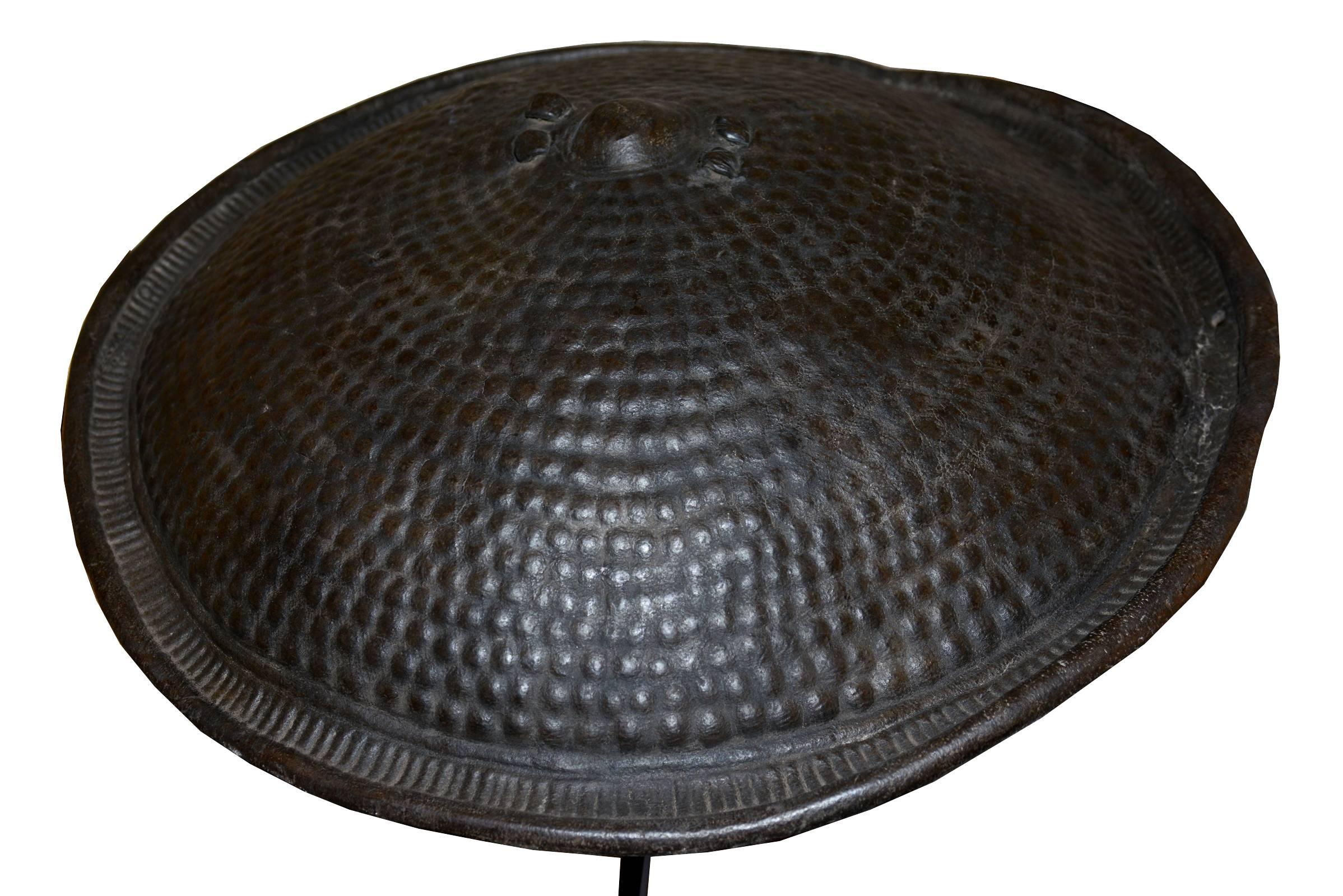 Hand-Crafted African Shield Wallaïta from Ethiopia Early 20th Century For Sale