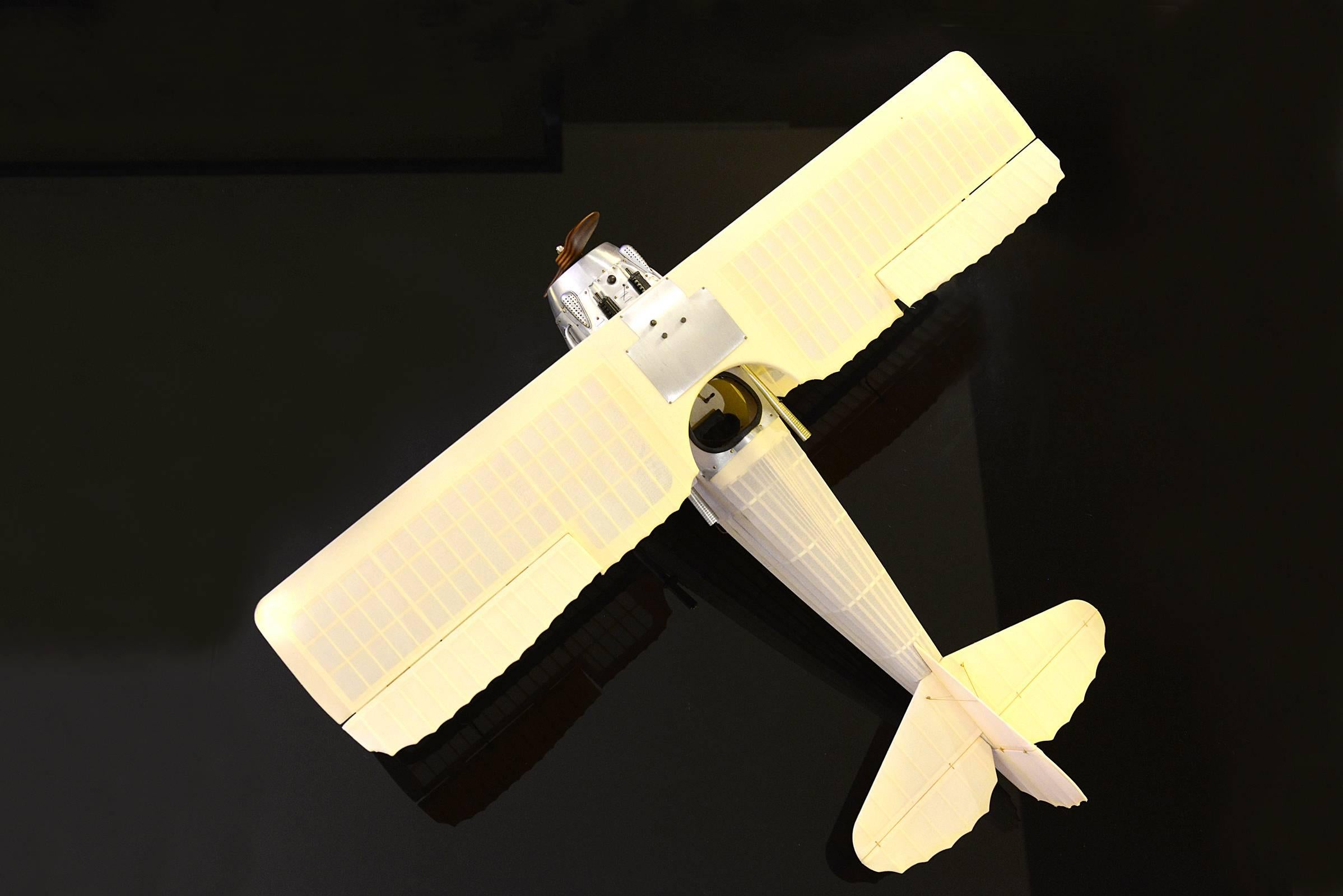 Old Charles Model Aeroplane Transparent Spad Plane Type For Sale 3