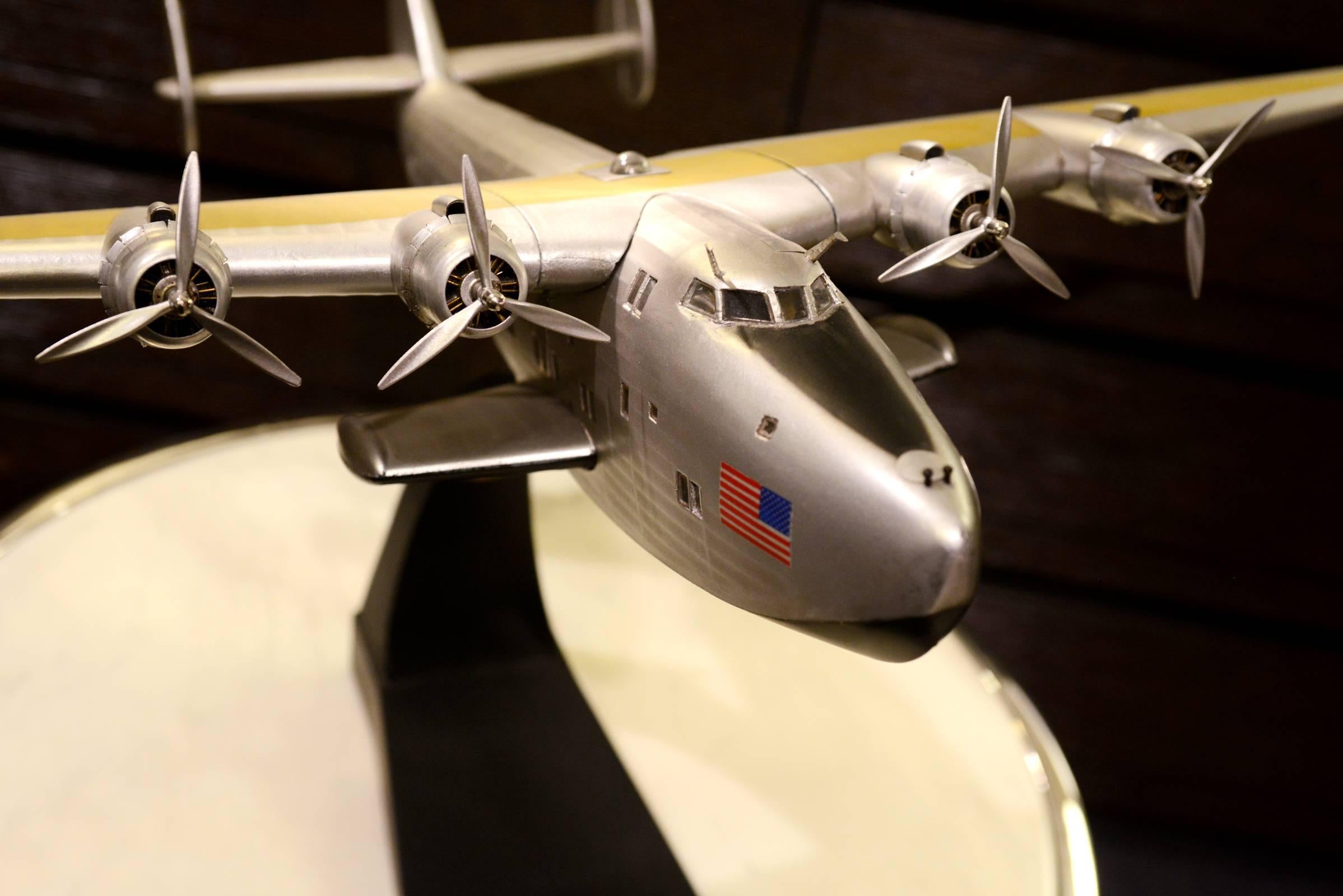 First Boeing 314 Dixie Clipper Aircraft from PanAm Airways Reduced Model  For Sale at 1stDibs