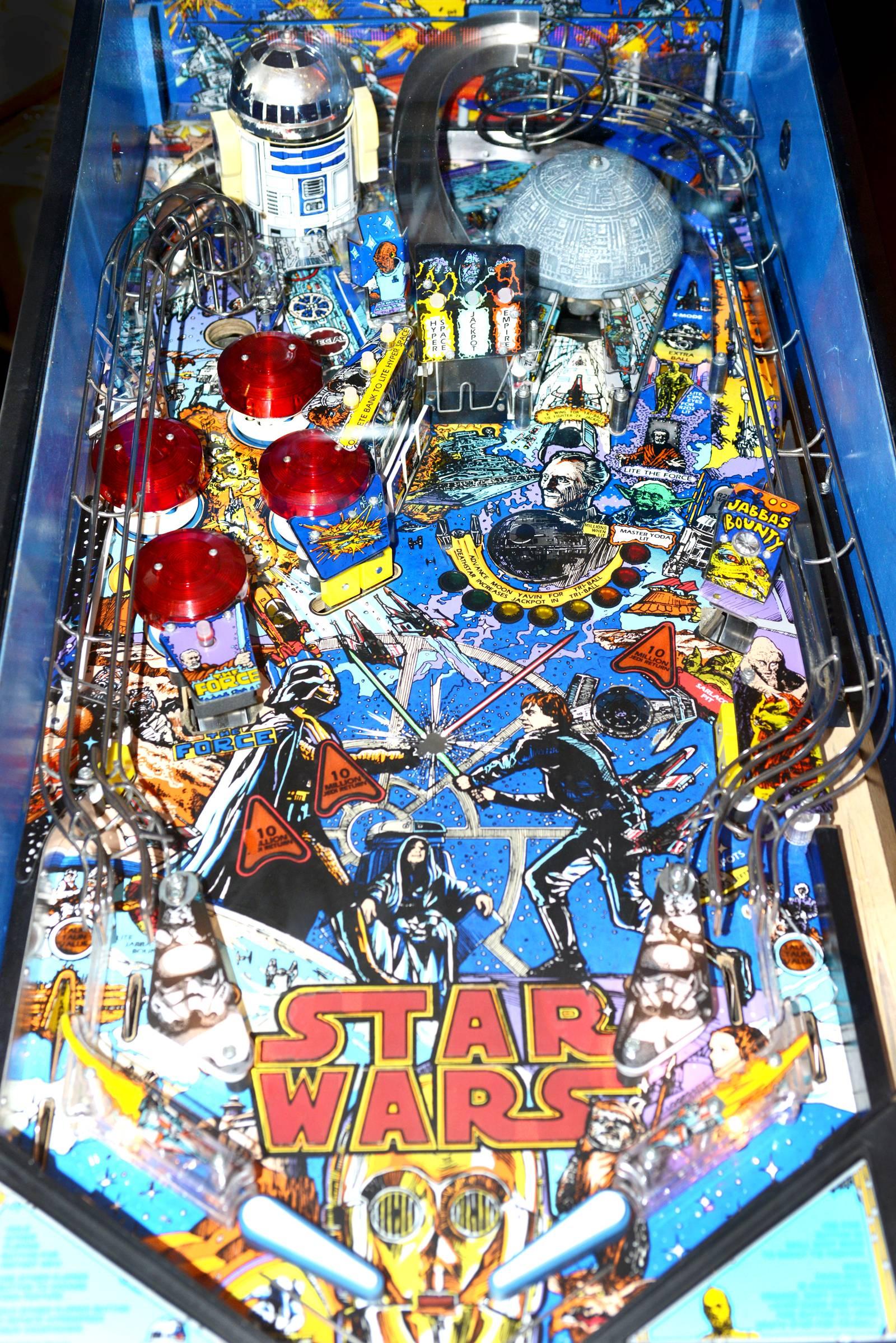 star wars pinball machine 1992