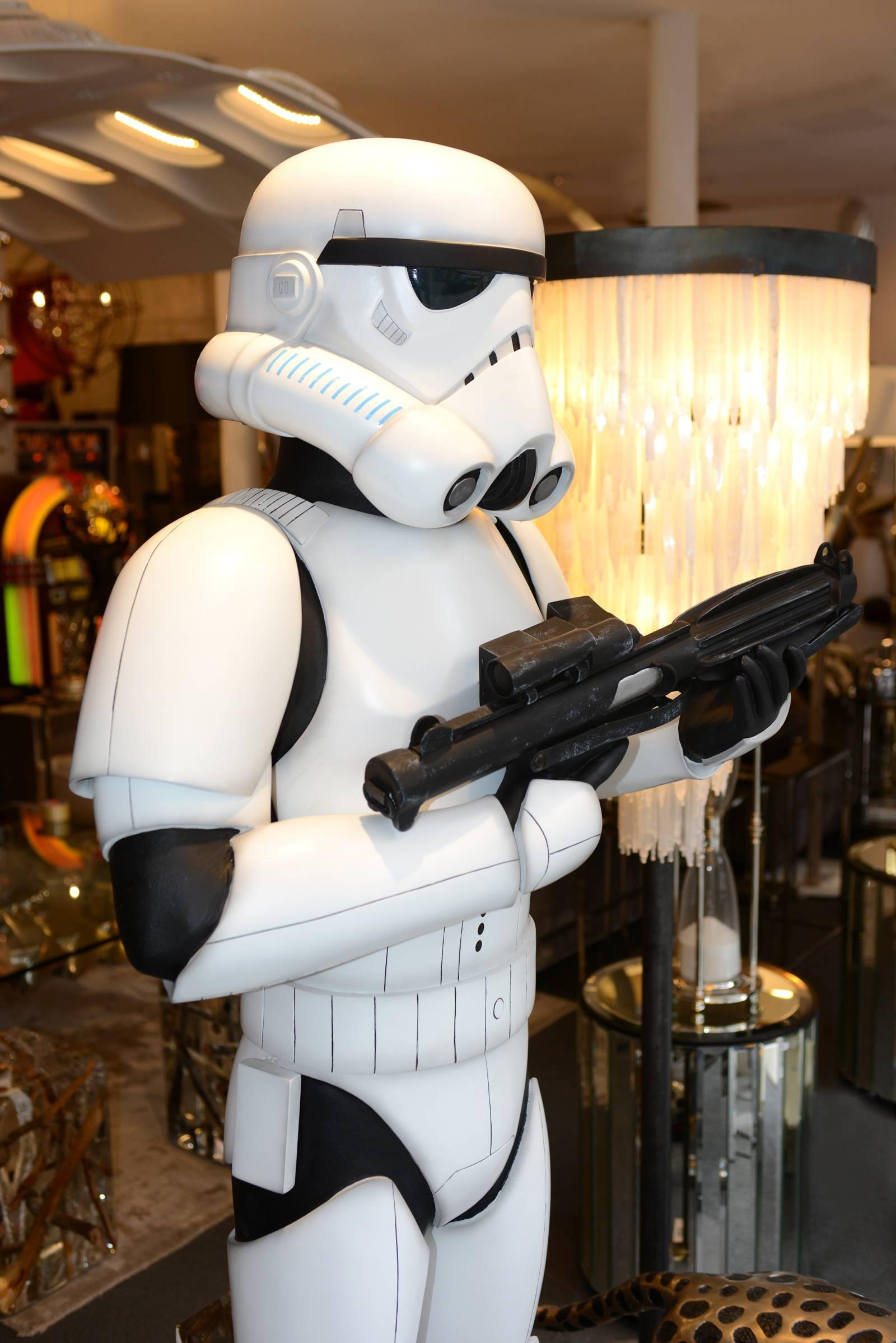 American Stormtrooper Bent Arm Lifesize Star Wars Licensed Figure Limited Edition For Sale