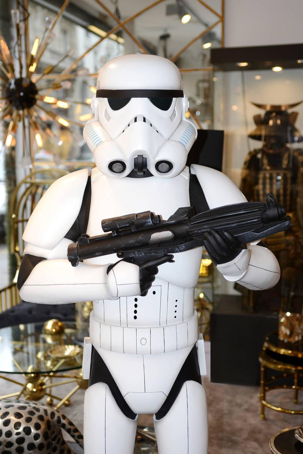 Stormtrooper Bent Arm Lifesize Star Wars Licensed Figure Limited Edition For Sale at 1stdibs