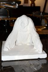 Sculpture Orangoutan in Plaster Limited Edition 65/100 by J.B Vandamme, 2015