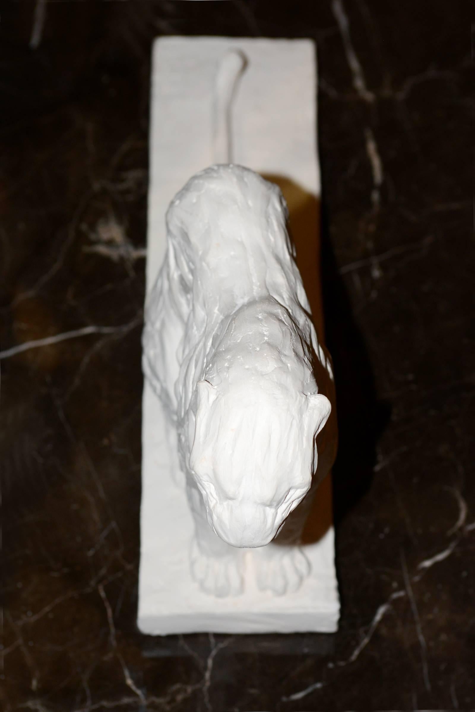 Plâtre Sculpture de panthère en plâtre, édition limitée 45/100 de J.B Vandame, 2015 en vente