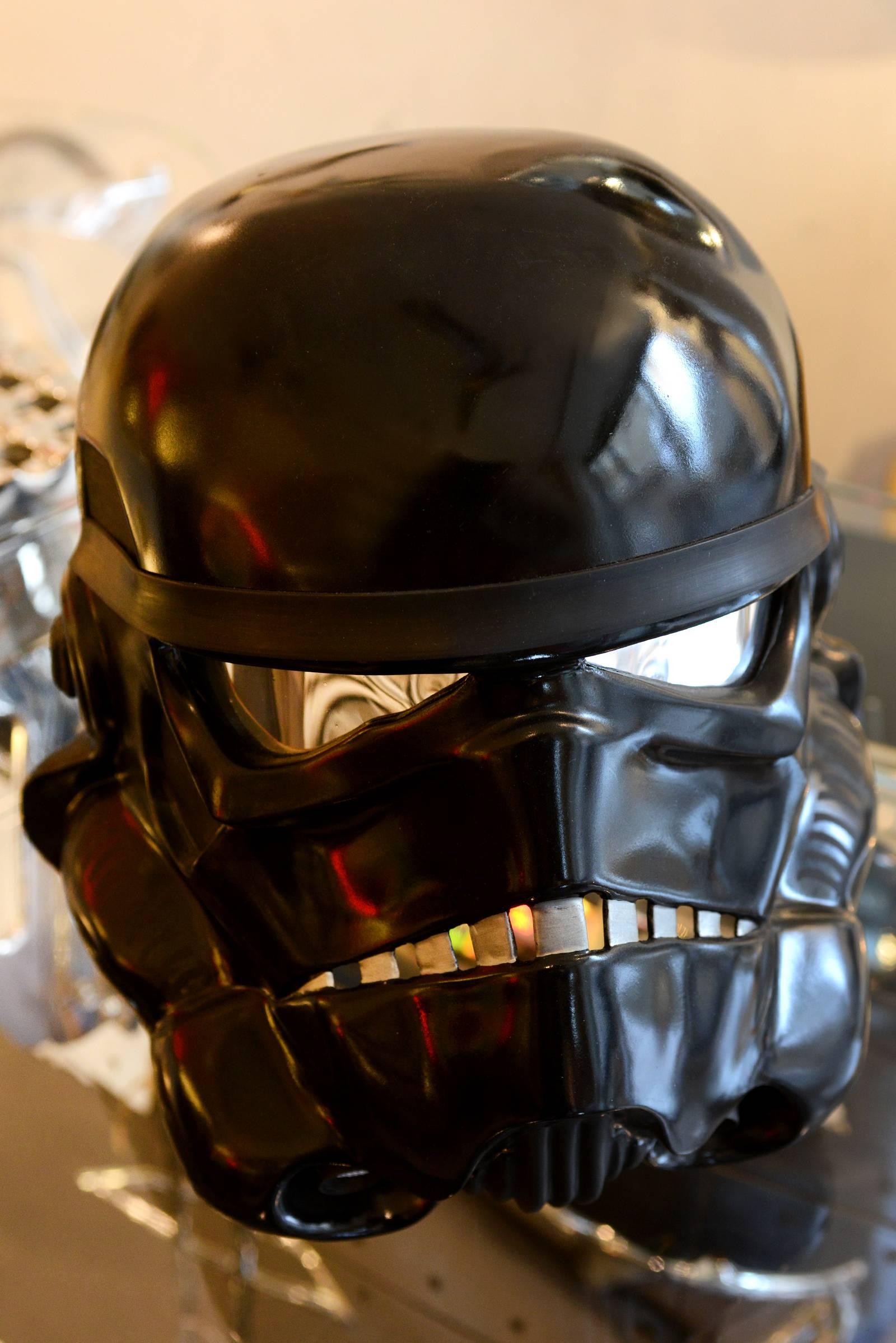 American Helmet Star Wars Imperial Black Stormtrooper