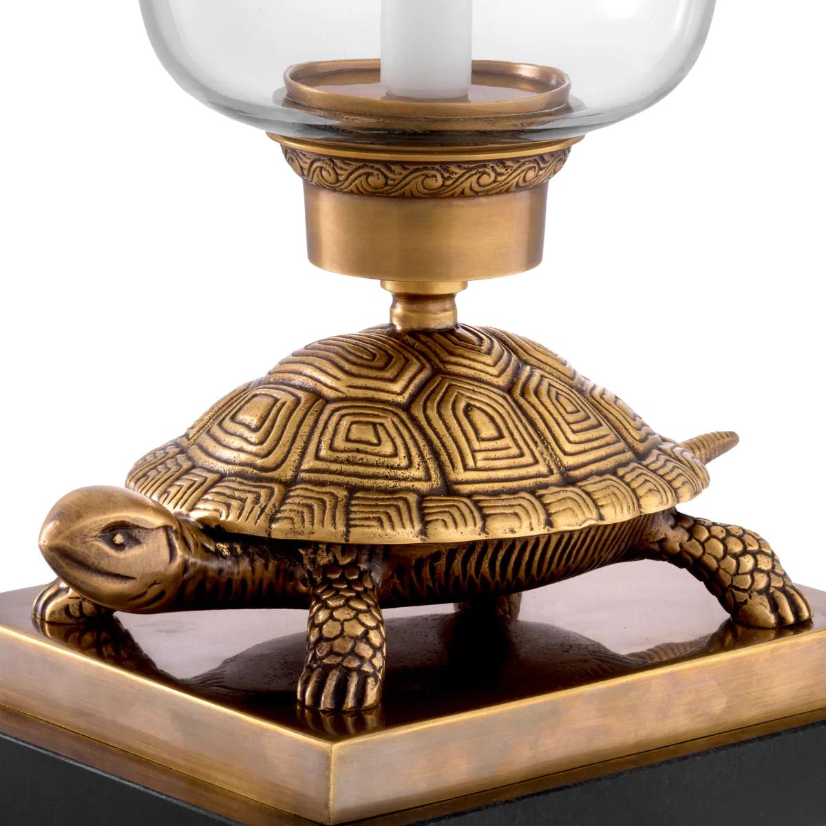 Schildkröte Messing Teelichthalter im Angebot 1