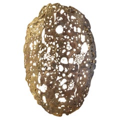 Face Bronze Wandleuchte
