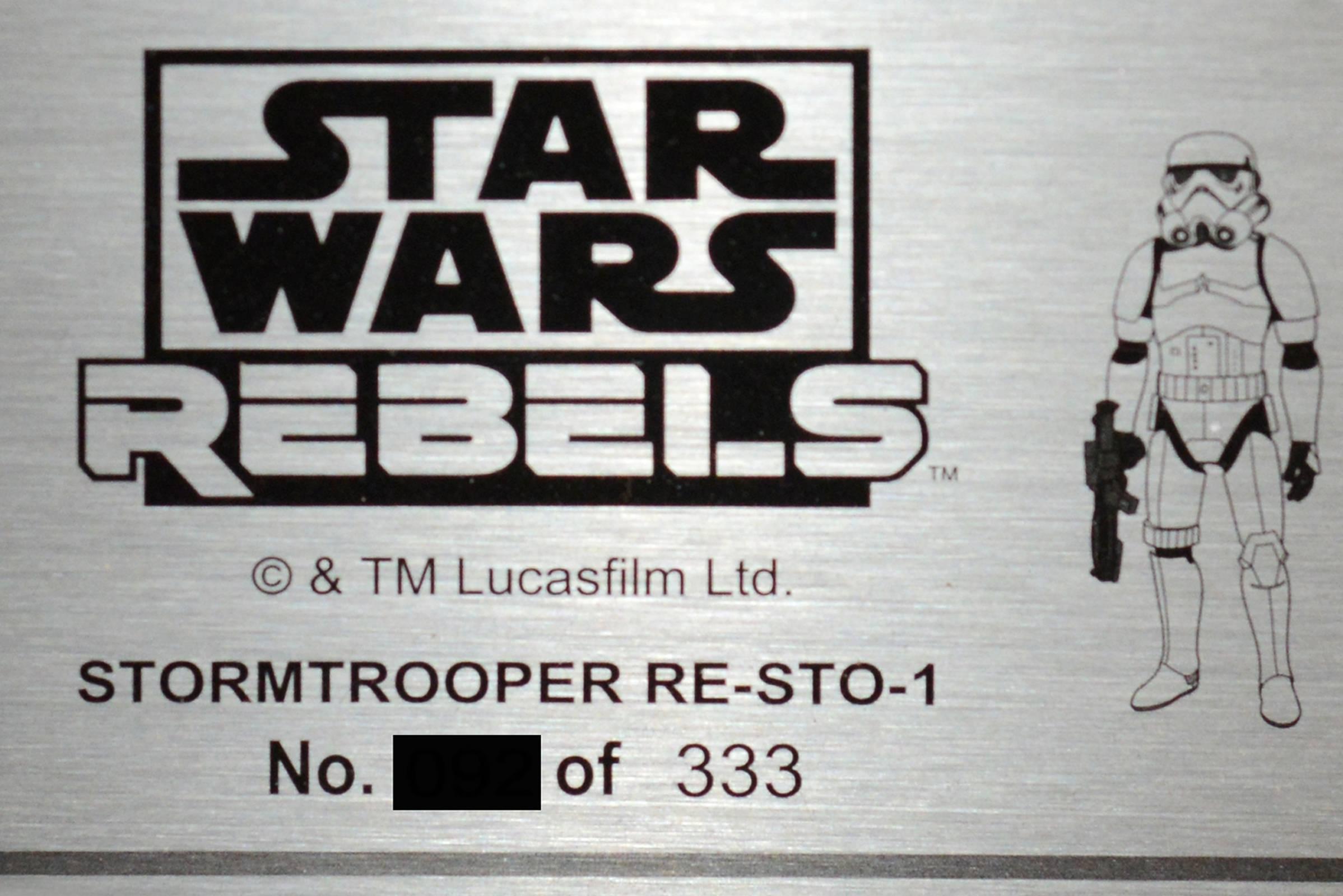 Star Wars Stormtrooper, gerader Arm, lebensgroße, lizenzierte Figur 3