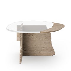 Careletto Travertine Round Coffee Table