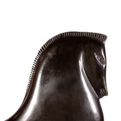 Greek Horse Bronze Sculpture