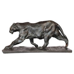 Panther Bronze Sculpture