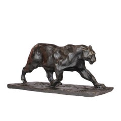 Panther Bronze Sculpture